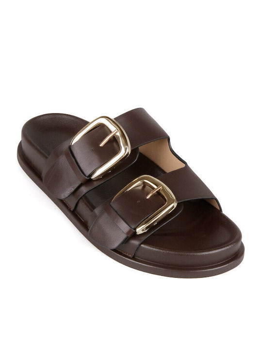 Sandale Casual Damă Anatomici Flatforme Maro