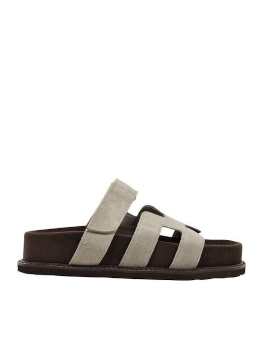 Komis & Komis Leder Flache Sandalen Für Damen B...