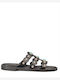 Women's Flat Sandals Black VENUS-61155 Black