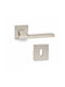 CasaDino Middle Door Lever With Silver Rosette