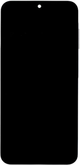Ersatzbildschirm mit Touch-Mechanismus und Rahmen für Galaxy A26 Schwarz