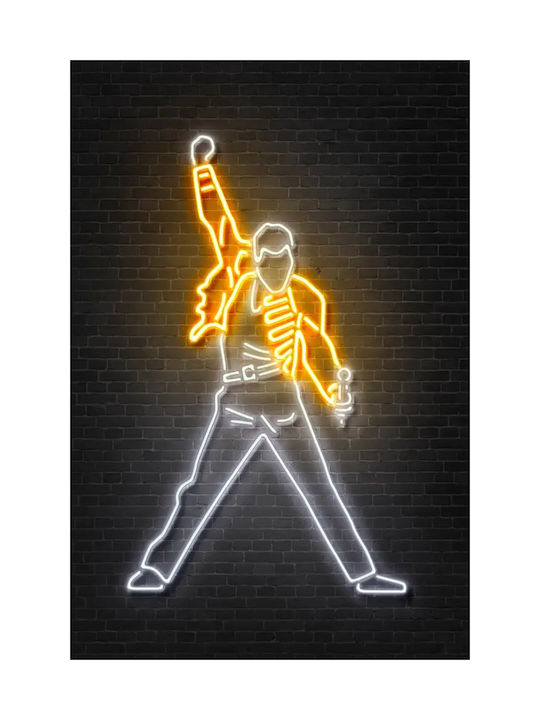 Плакат Neon Art Freddie Mercury 30 x 40 см
