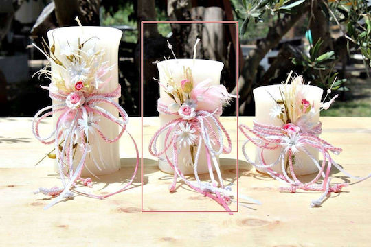 Aromatisch Kerze Rosa 9x15cm