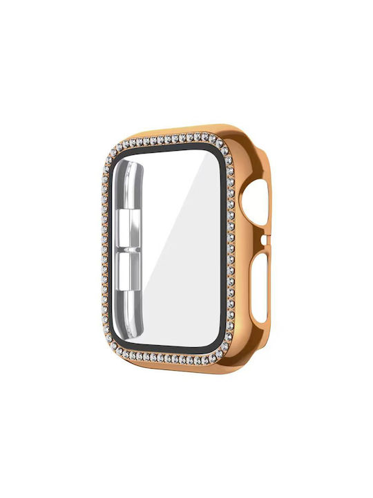 Sonique Πλαστική Θήκη με Τζαμάκι Μπρονζέ για Apple Watch 38mm