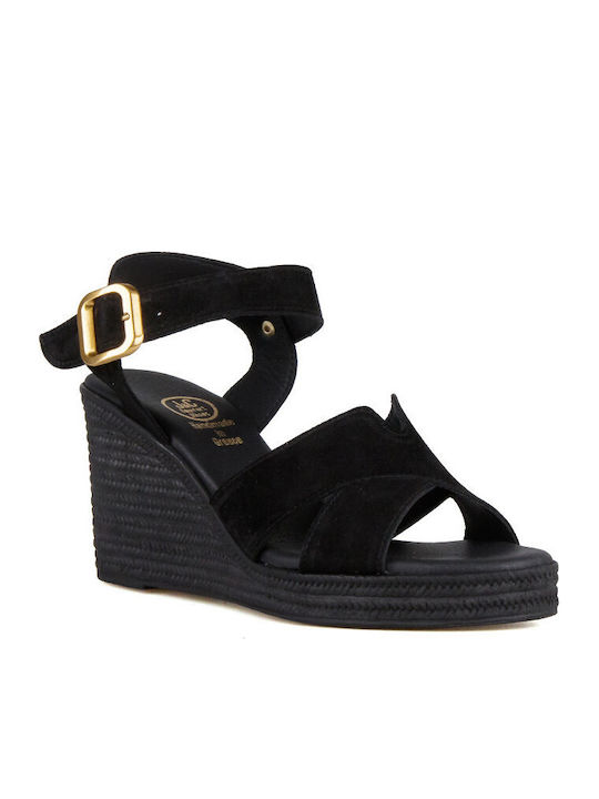 Silia D Women's Black Summer Platforms