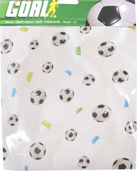 Husă De Masă Pentru Petreceri Fotbal Plastic 120x100cm Albă