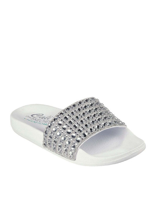 Cali Pop Ups Everyday Glam Flip-Flops in White Colour