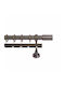 Import Hellas Metallic Curtain Pole No7 Double By Rail Φ25mm 160cm Bronze