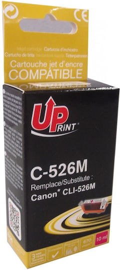 Uprint Cli526 Canon Съвместима Мастилена Касета Чип Магента