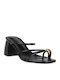Mules With High Heel In Black Colour