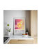 Poster Gin & Lemon Cocktail Pst25465 50cm X 70cm Κορνίζα Φυσικό Ξύλου Μπεζ 71088pd154860f55316