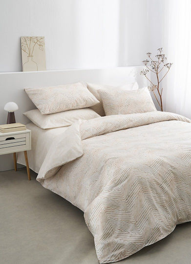 Vesta Home Шалте Еднолицево Памучно Бежово 160x270см