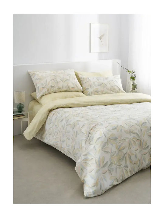 Vesta Home Cuvertură Pat Single Bumbac Galben 160x270cm