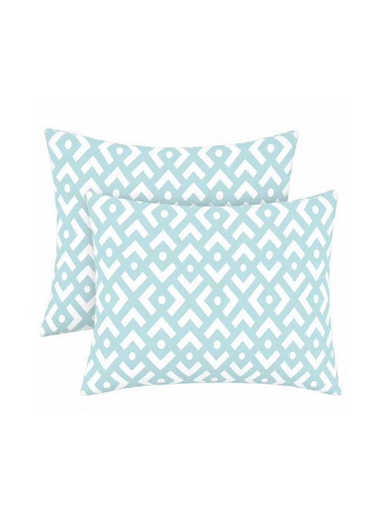 Astron Italy Set Pillowcases Petrol Blue 52x72cm