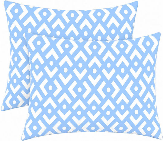 Astron Italy Set Kissenbezüge Blau 52x72cm