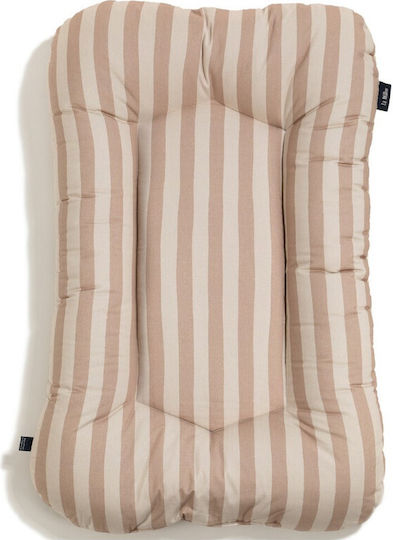 La Millou Βρεφικό Μαξιλάρι Φωλιά Stripes Μπεζ