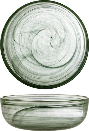 Bloomingville Bloomingville Servierschale Rund Glas Grüne