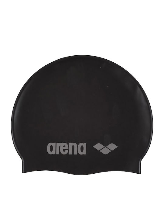 Kids Silicone Swimming Cap Arena Jr Black
