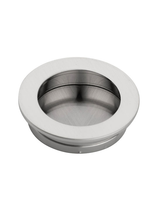 Roline 548 Mâner de Mobilier Tip Cupă din Zamak în Culoare Argintie Φ35mm (Distanța Centrelor 40mm) 548-40/xromio