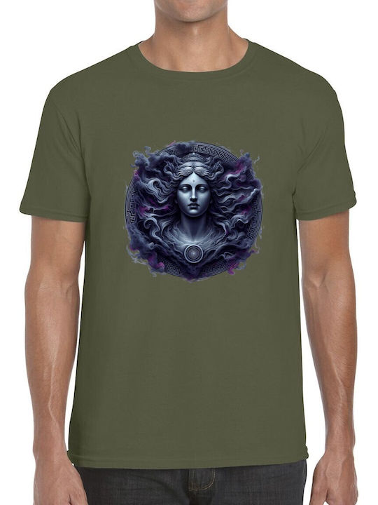 T-shirt Stylized Woman Swirling Hair Pop Cultur...