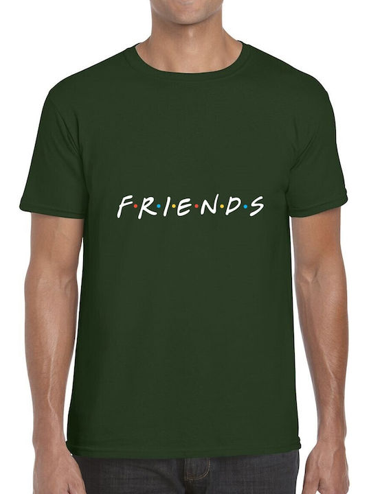 T-shirt Friends Pop Culture Тъмнозелена