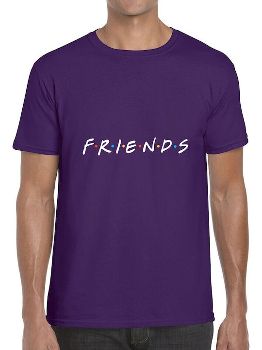 T-shirt Friends Pop Culture Лилава