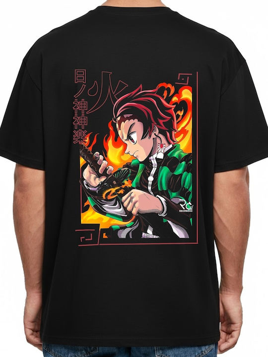 Oversized T-Shirt Anime Character Illustration ...