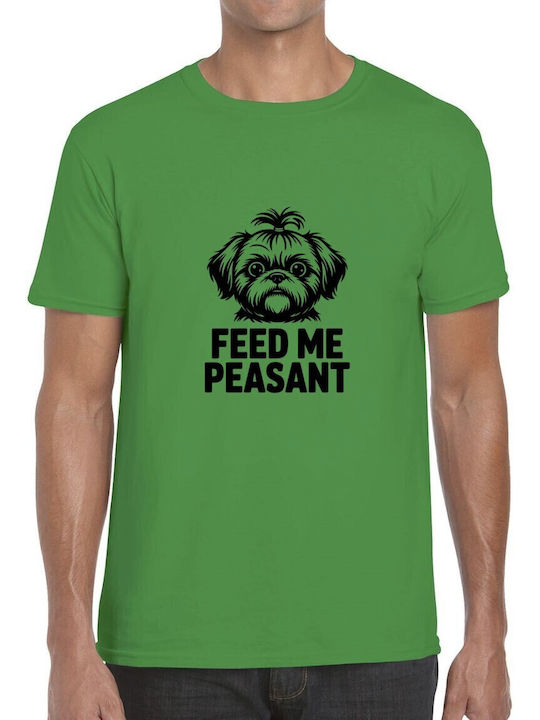 T-shirt Feed Me Peasant Cute Puppy Illustration...