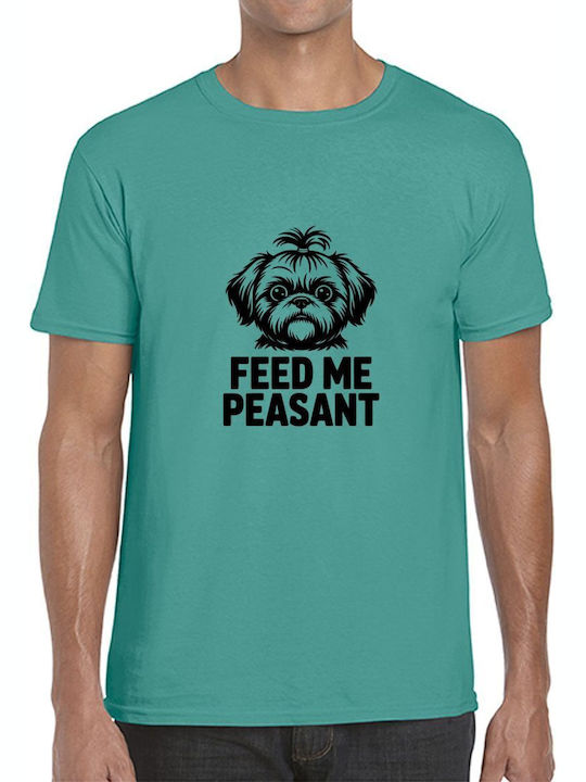 T-shirt Feed Me Peasant Cute Puppy Illustration...