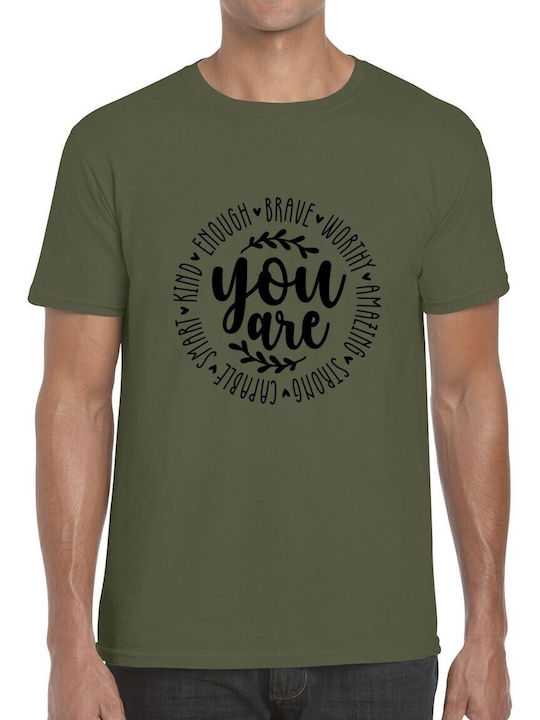 T-shirt Positive Statements Circular Design Pop...