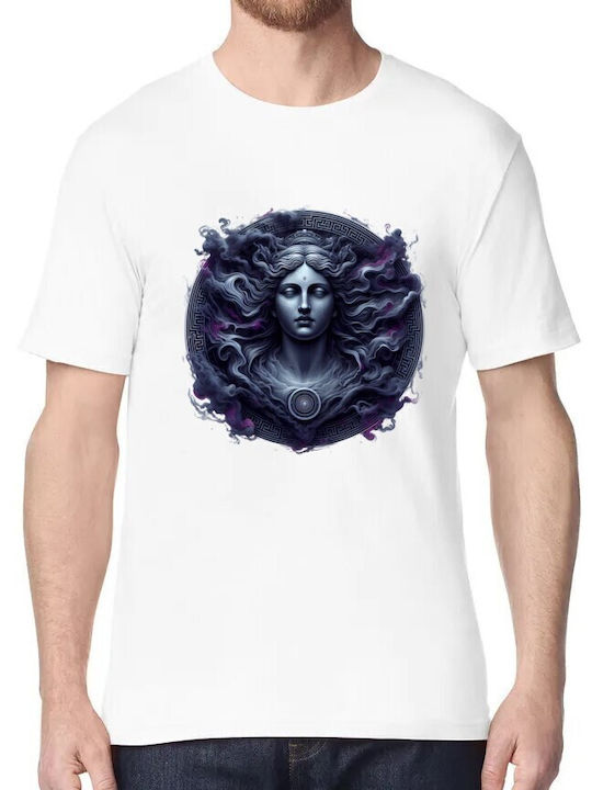 T-shirt Stylized Woman Swirling Hair Pop Cultur...