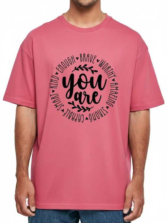 Oversized T-Shirt Positive Affirmations Circula...