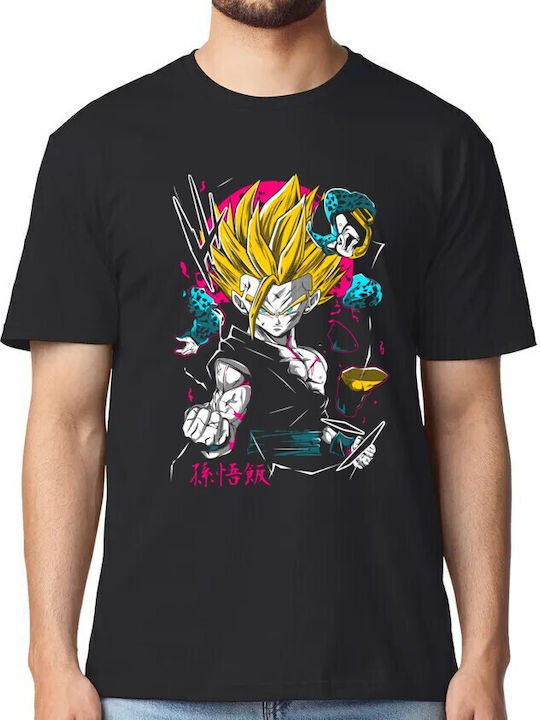 T-shirt Stylized Character Art Print Yellow Hai...
