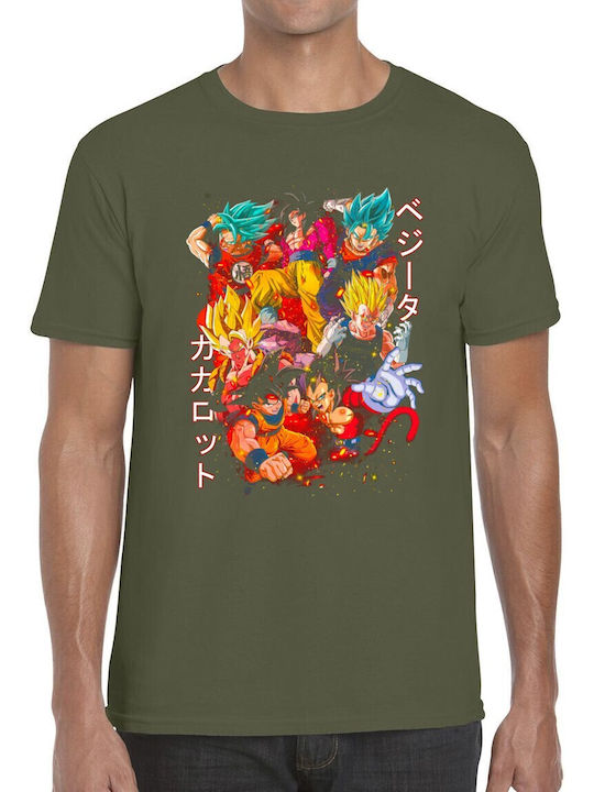 T-shirt Dragon Ball Илюстрация От Anime Герои В...