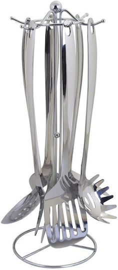 Max Home Max Home Rostfreier Stahl Kochgeschirr-Set Mit Ständer 6 Stück Max Home Max Home Rostfreier Stahl Kochgeschirr-Set Mit Ständer 6 Stück