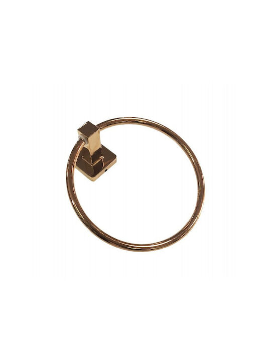 Mizoo Bathroom Ring Single with Screws 15.5x6cm Bronze