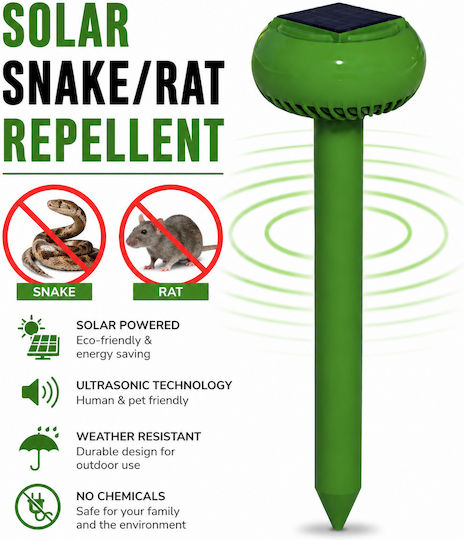 Ultrasonic Snake / Rodent Repellent Solar