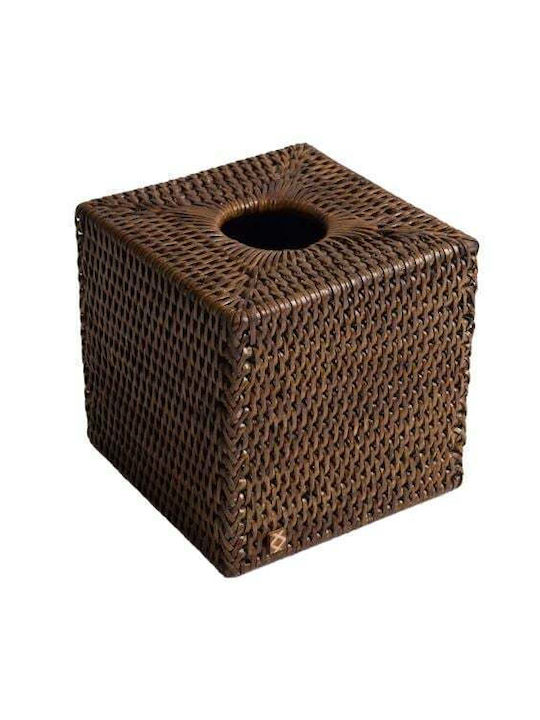 Heco Rattan Suport pentru Șervețele Maro 15x15x15cm TB0102BR