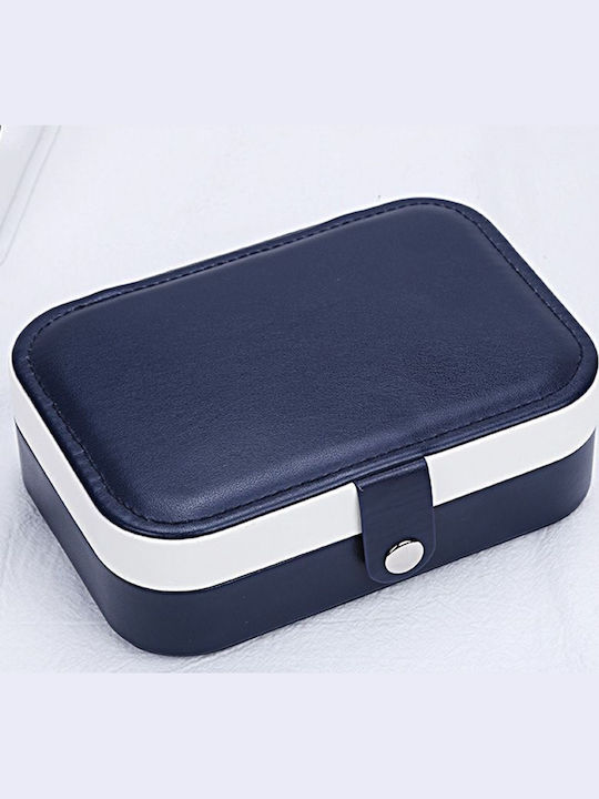 Jewellery Box with Drawer Navy Blue