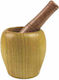 Wooden Mortar 10x9.5cm