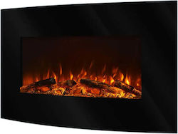 Art Flame Стенна електрическа камина 750W Черна