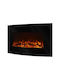 Art Flame Wall Mounted Electric Fireplace 750W Black
