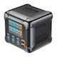 BlitzWolf GaN Charging Station with 2 USB-A Output Ports and 6 USB-C Output Ports 420W Power Delivery in Black Colour (BW-S33)