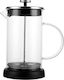 Pufo Modern Pufo Teefilter Teekanne Aus Borosilikatglas Mit Griff Französische Presse Typ Sieb 1l