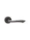 Viometale Buton WC Cu Rosette Pereche Argintie