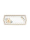 Easylife Christmas Porcelain Platter Flowers & Branches 35x15cm