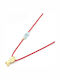 Irmelia Silver Necklace Red