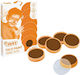 Jovi Face Painting Cardboard Blister 8ml Party Brown 6 Pieces