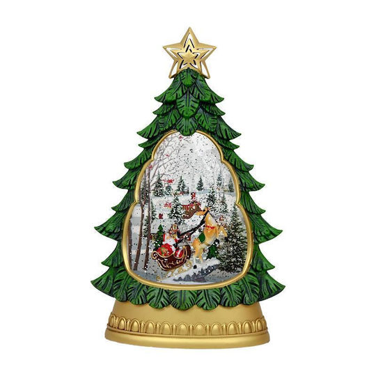 Decorative Christmas Tree Fylliana Fl24003 Music & Usb Green 20x10x31cm