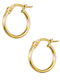 Gold 9K Hoop Earrings